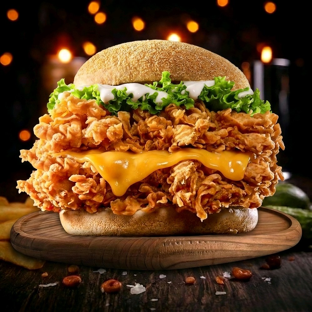 Mega Crispy Chicken Burger