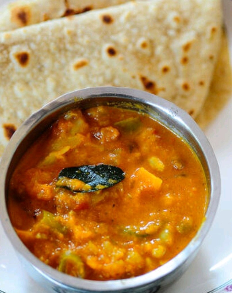 Chapati with sabji
