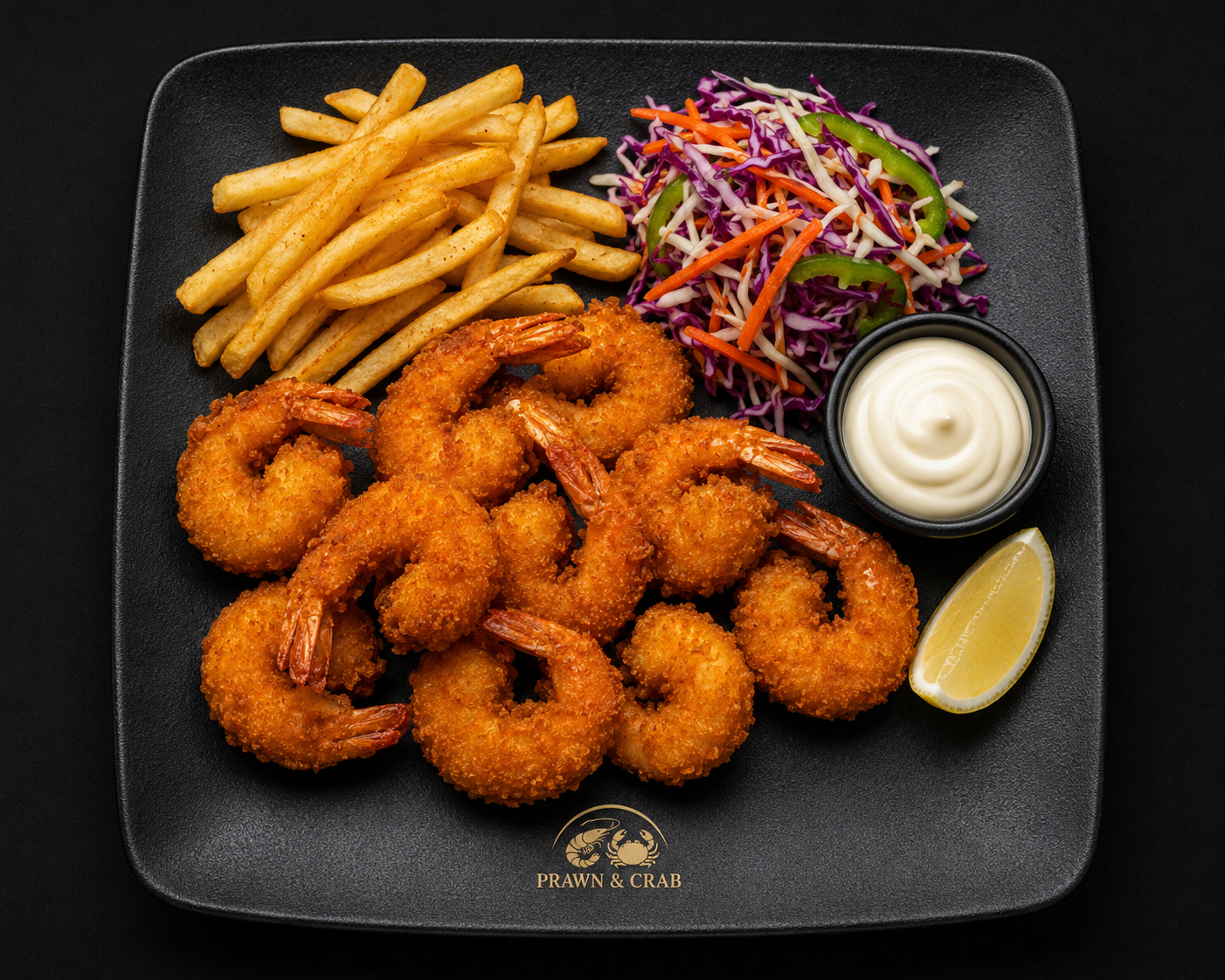 Golden Fried Prawns
