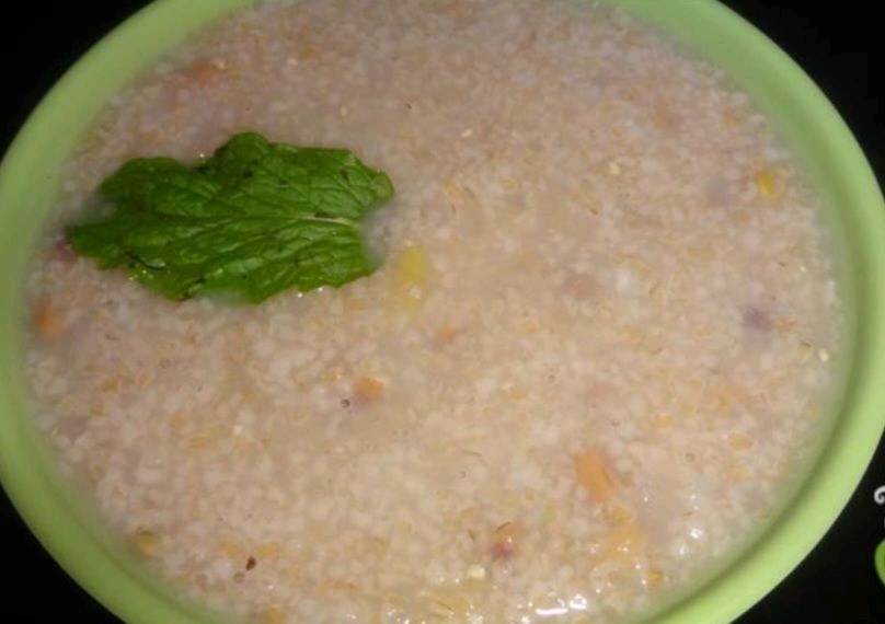 Wheat Rava Kanji with Paruppu thovaiyal