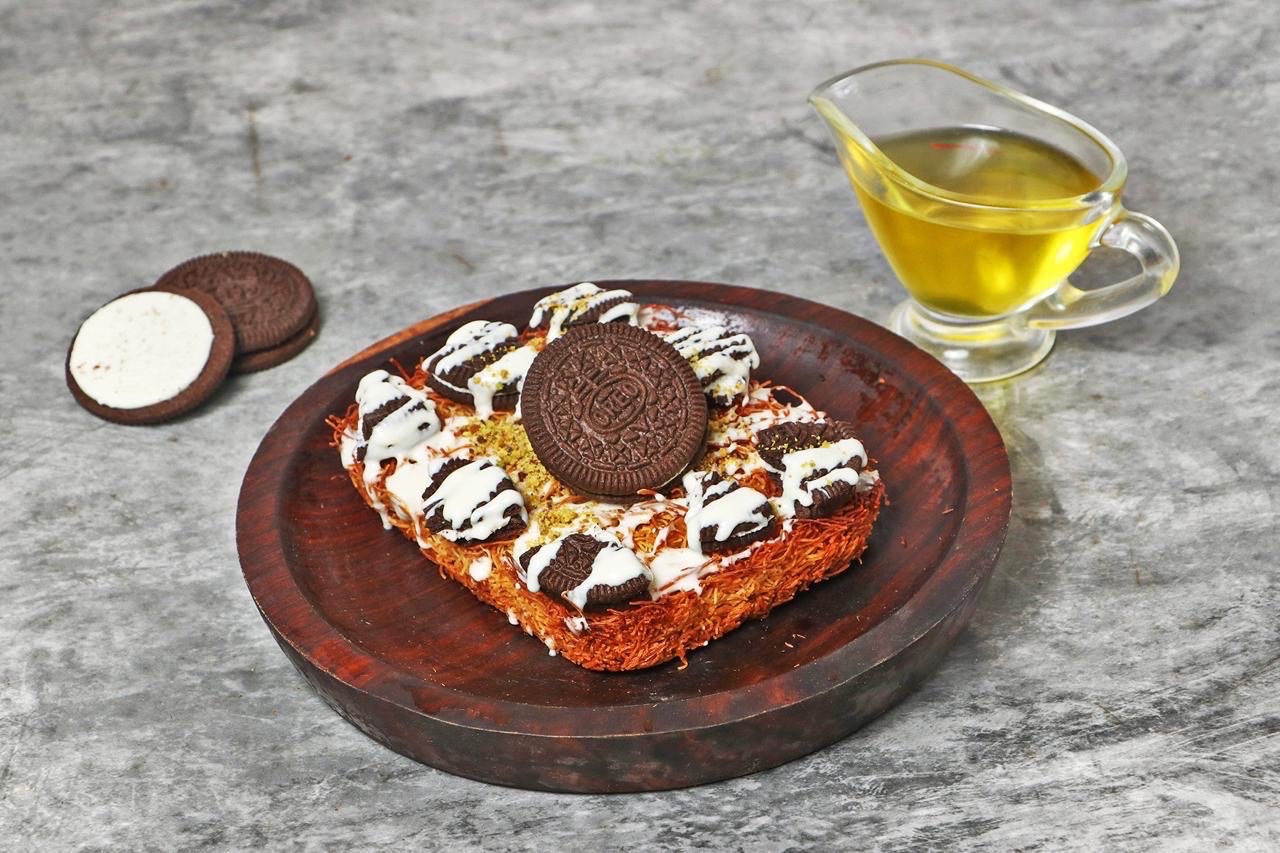 Crunchy Baked Oreo Kunafa