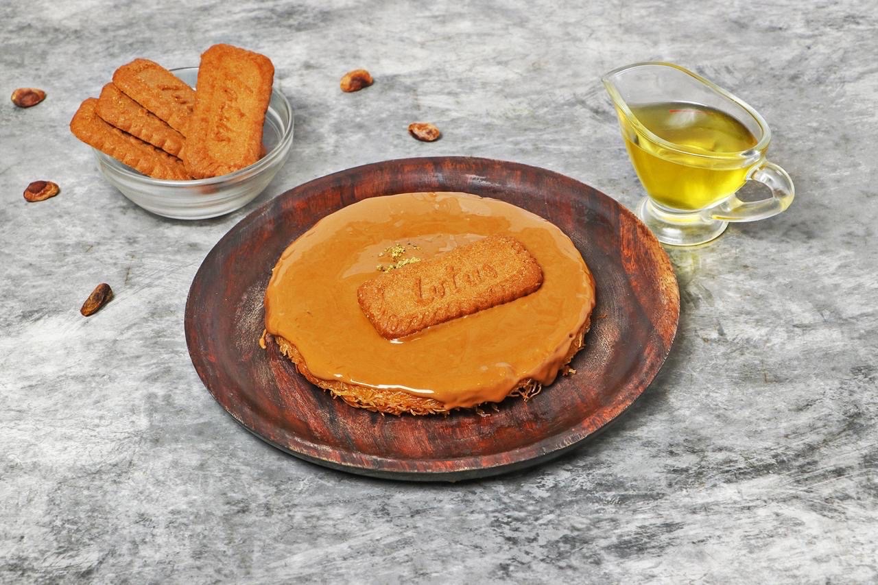 Classic Round Lotus Biscoff Kunafa