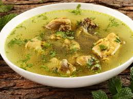 Lemon Coriander Chicken Soup