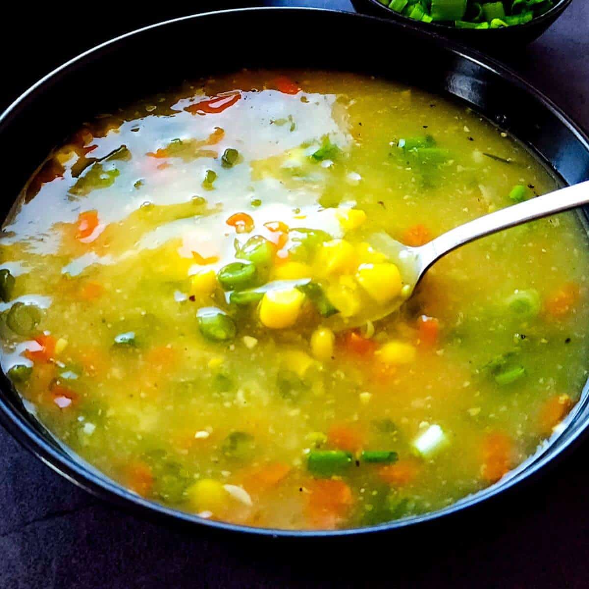 Sweet Corn Soup Veg