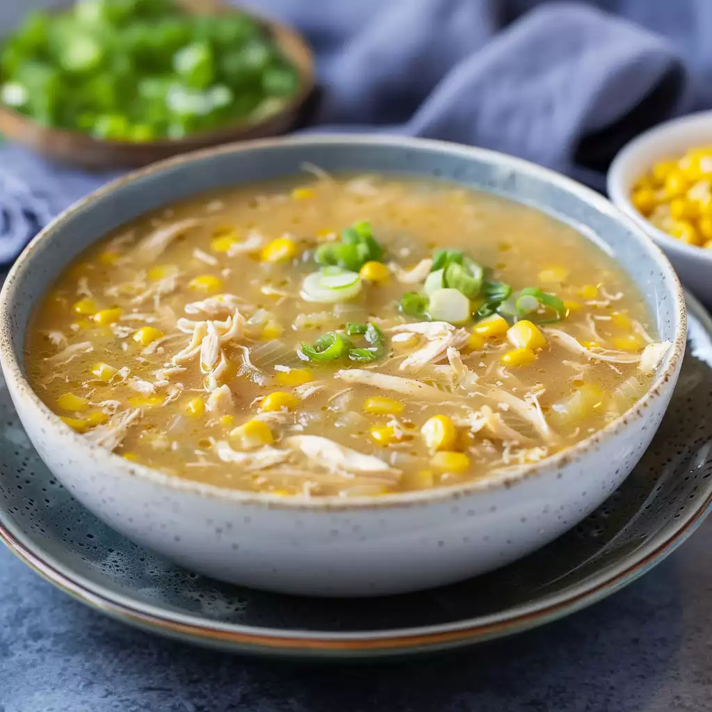 Sweet Corn Chicken Soup