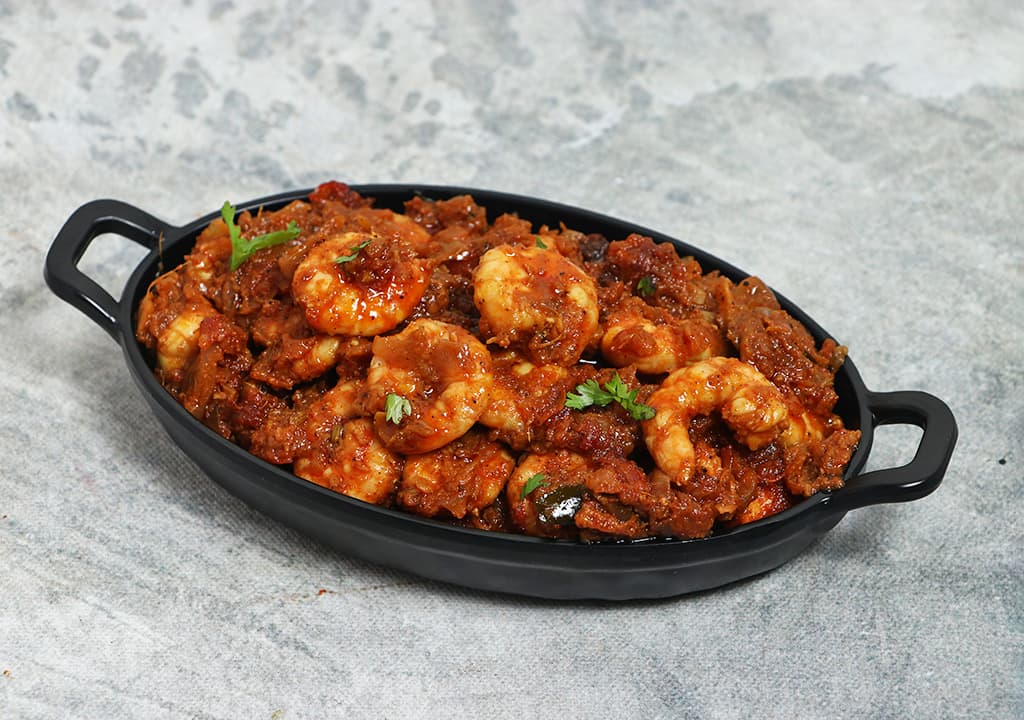Prawn thokku