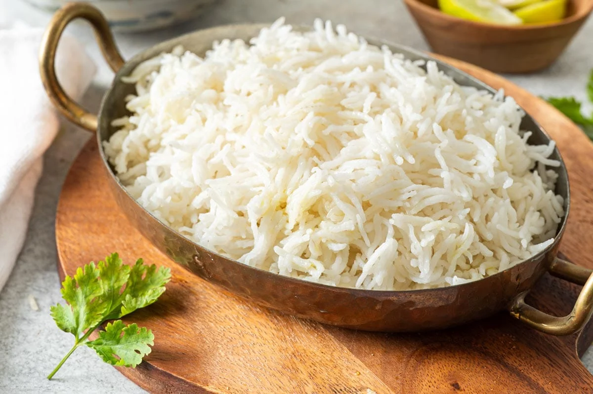 Steamed Basmati rice