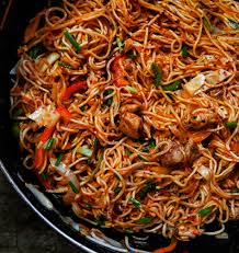Shezwan Chicken fried noodles
