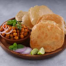 chole poori with channa