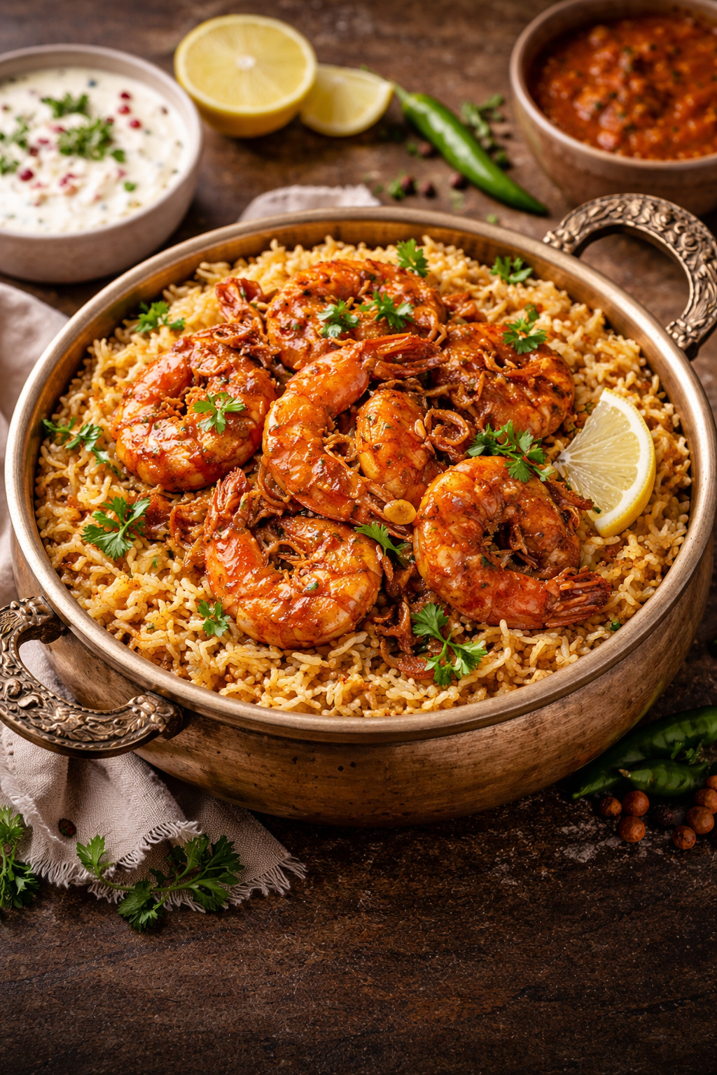 Seeragasamba Prawn thokku Biriyani