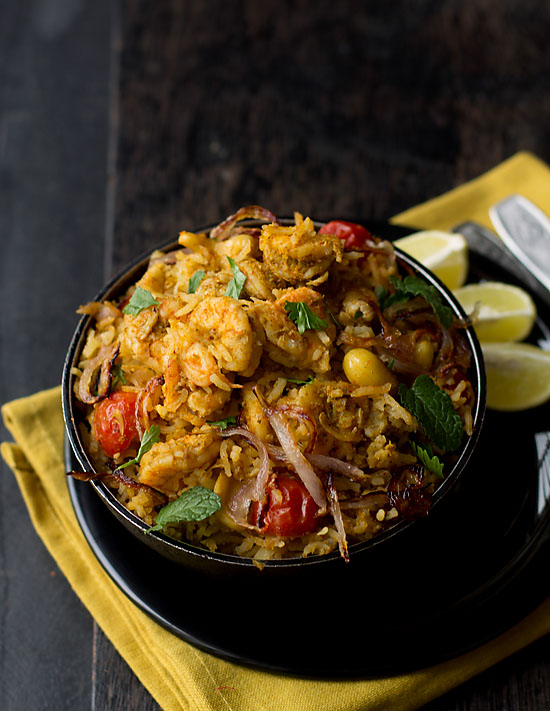 Prawn Perattal Rice