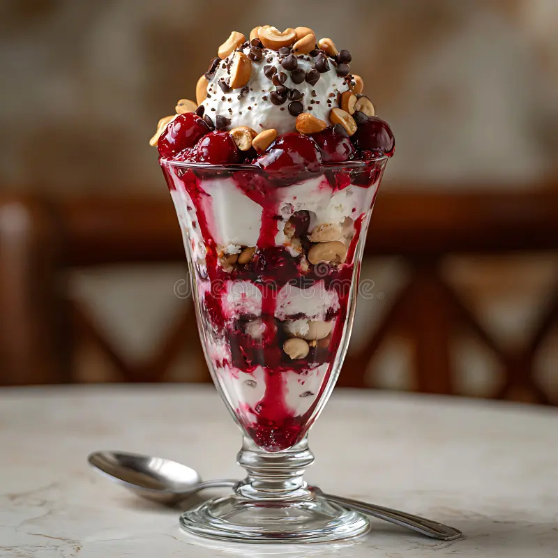 Tall beauty softy sundae