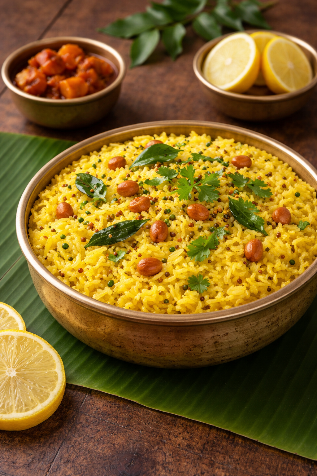 Lemon Rice with Pickle