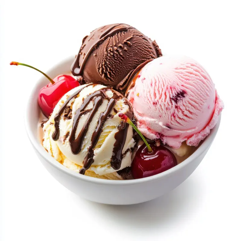 Triple Buster Sundaes