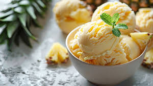 Pineapple Fresh Icecream