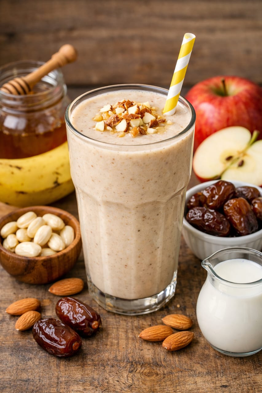 Banana, Apple, Dates & Almond Juice