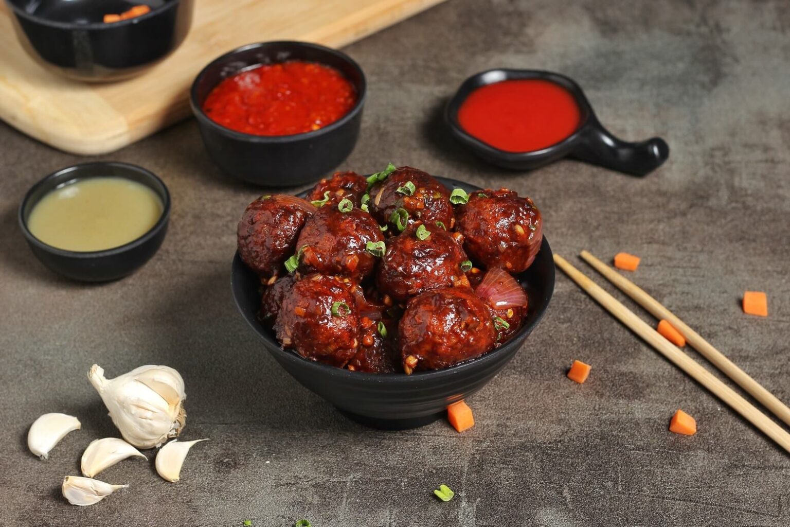 Veg Manchurian dry