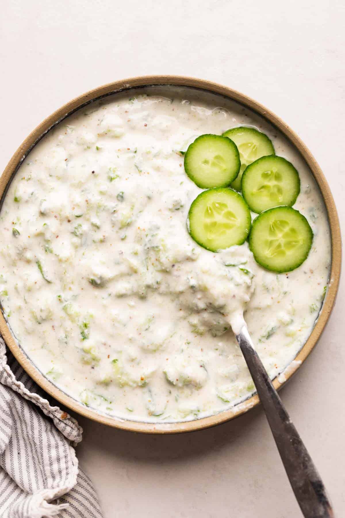 Cucumber raitha