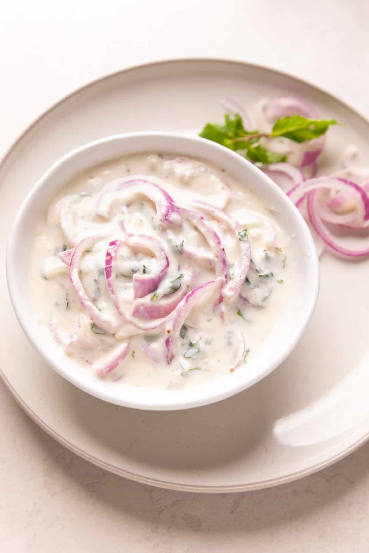 Onion raitha