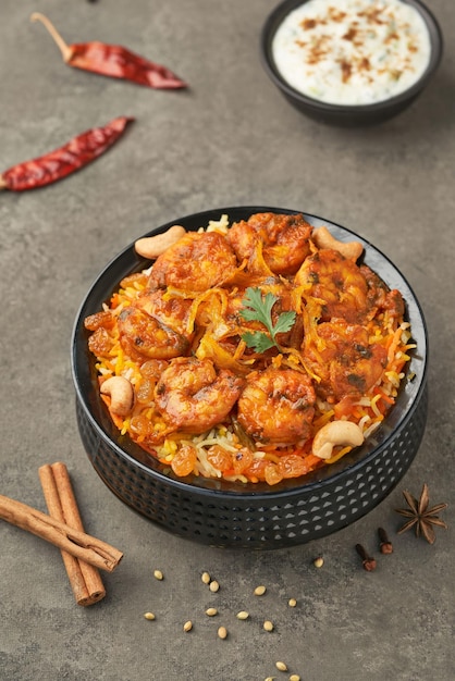 Prawn Thokku Biryani