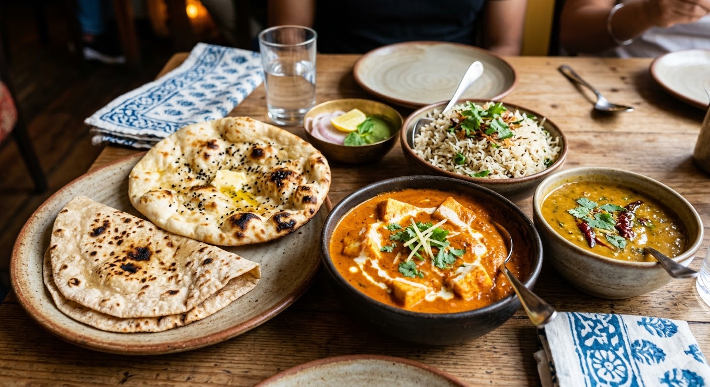 2 chappathi+1 Naan+paneer buttermasala+dhal+jeera rice