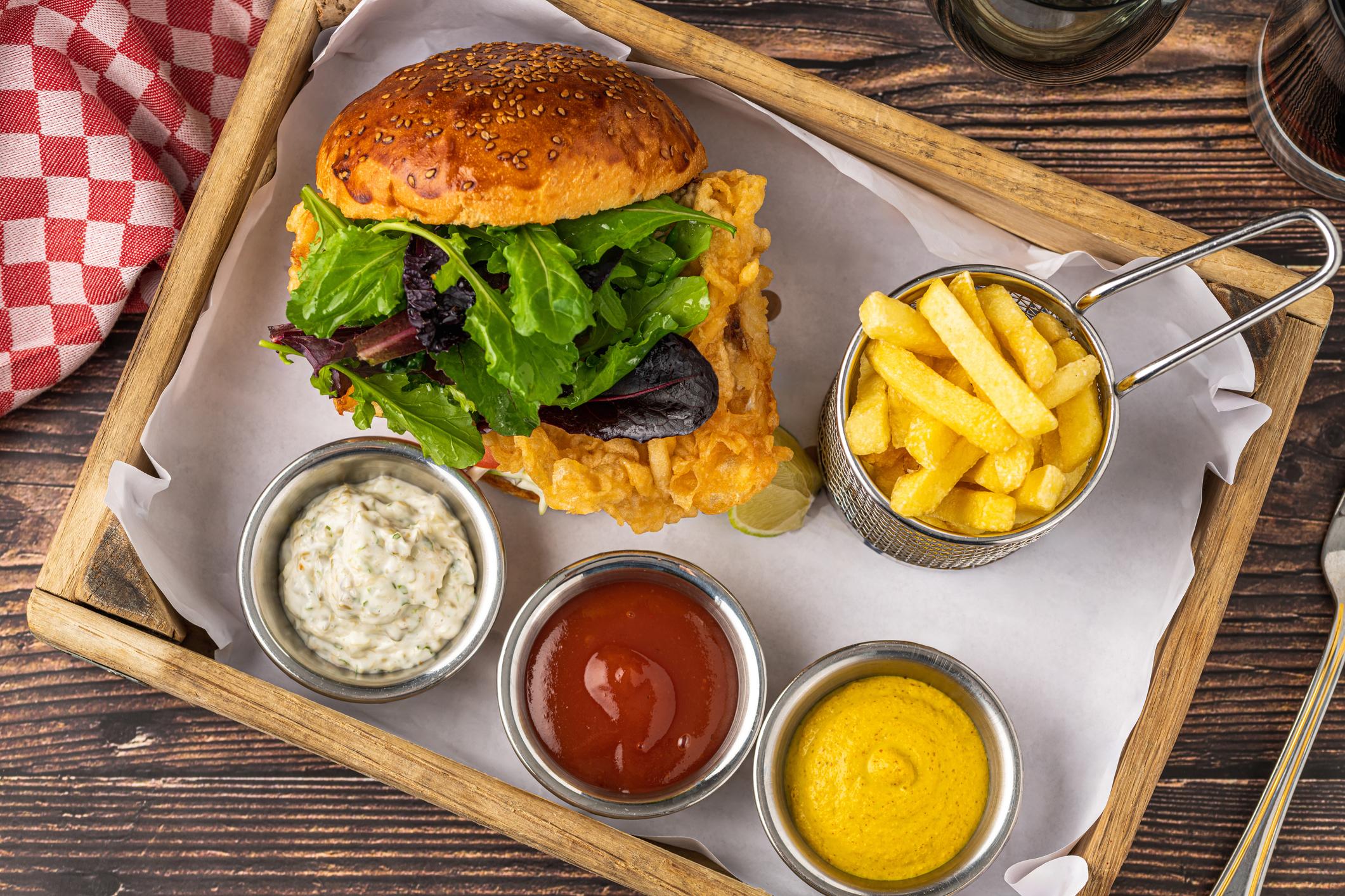 Chicken Burger+ Fries