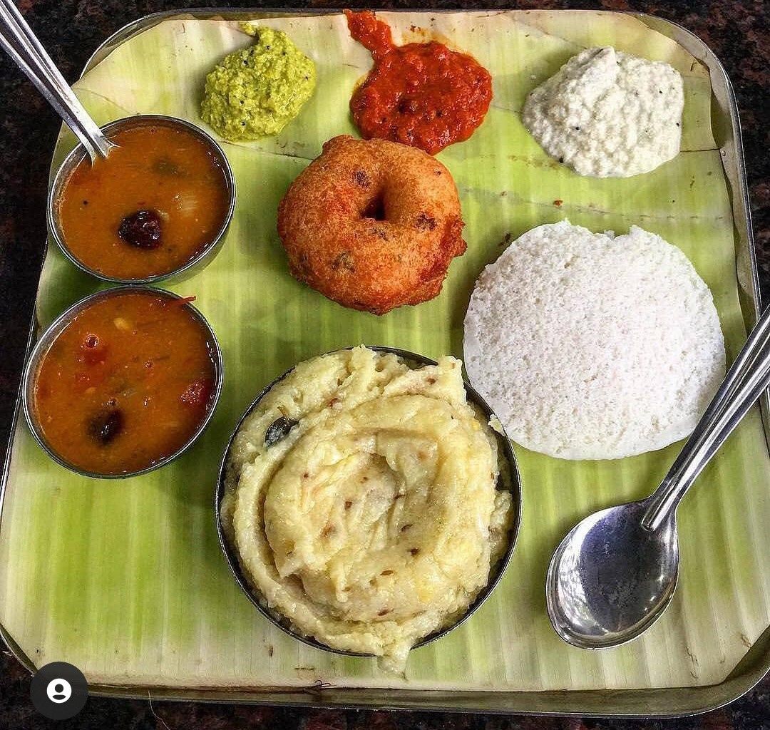 Mini Tiffin (Idly, Poori, Pongal, Vada, Sweet, Dosa, Coffee)