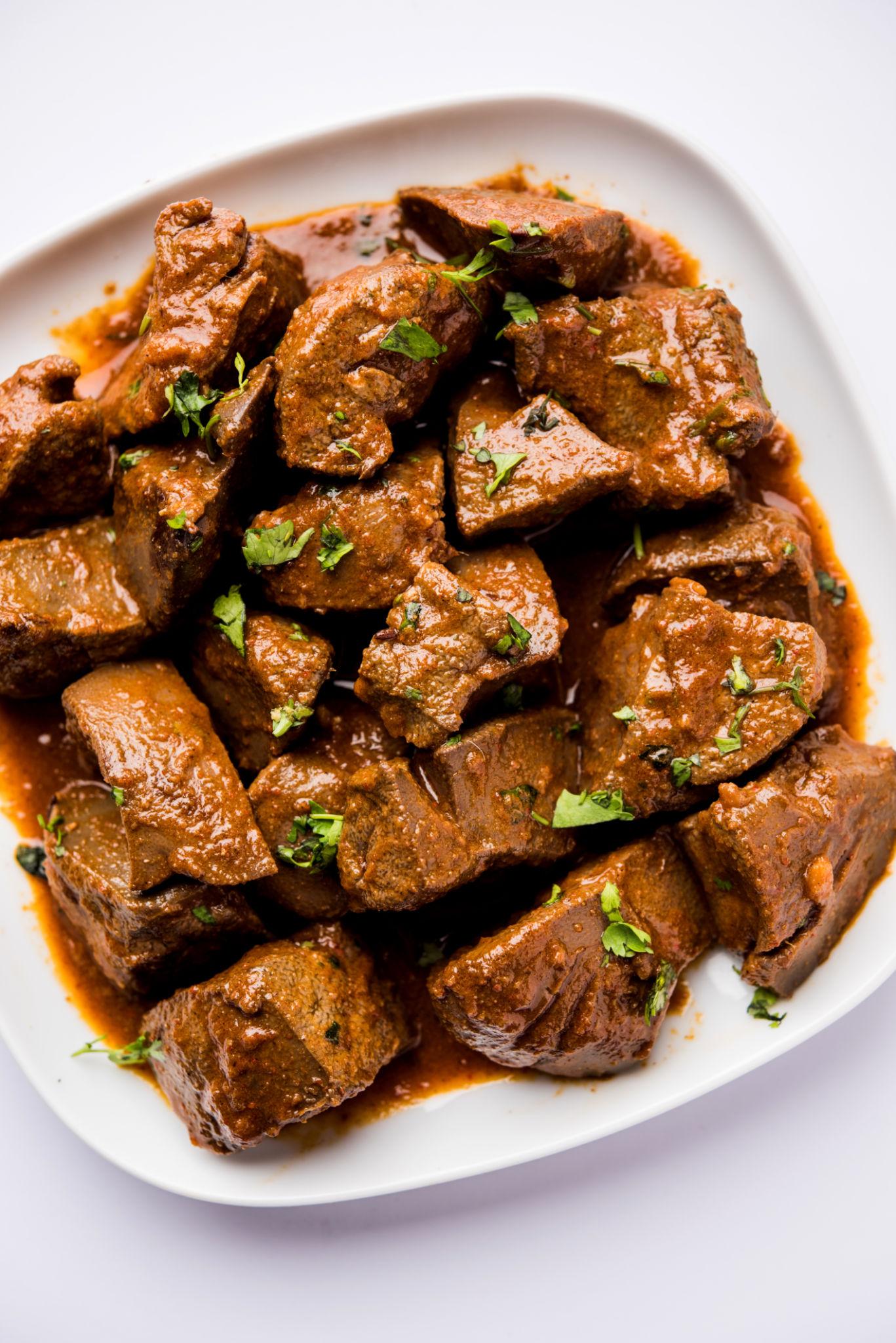 Mutton Liver (Lever) Fry