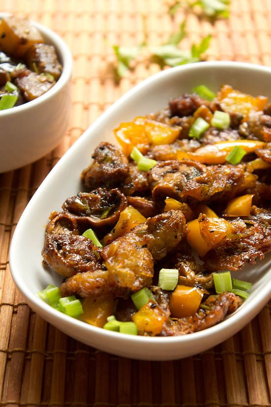 Mushroom Manchurian Dry