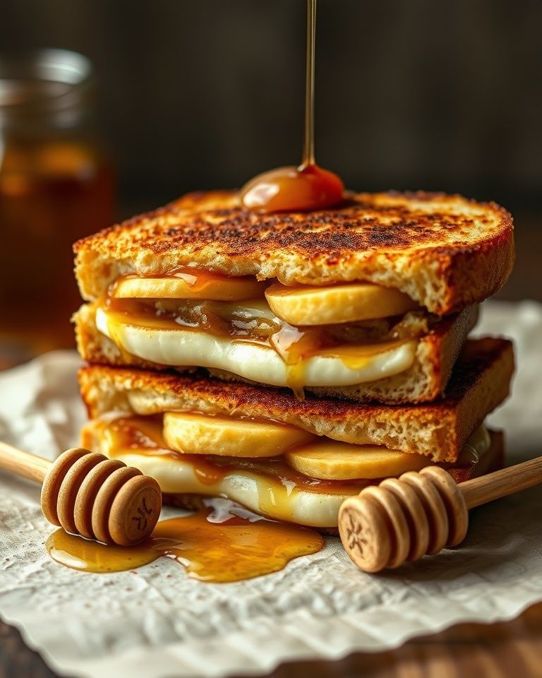 Honey Banana Sandwich