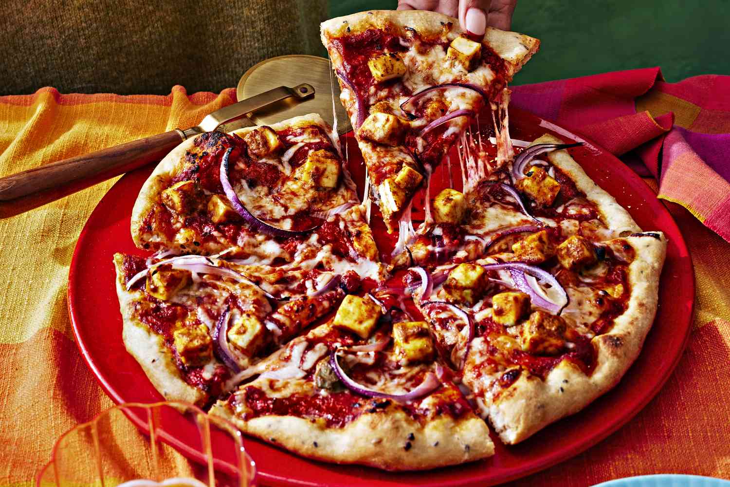 Tandoori Paneer Pizza 10 Inch