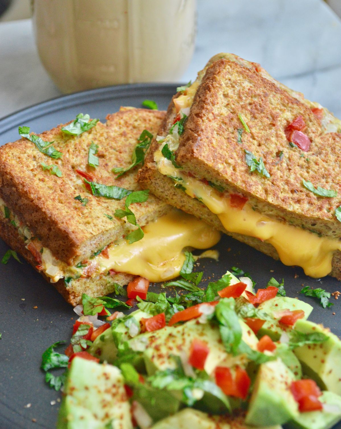 Cheese Bread Omelette