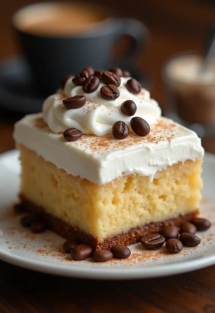 Coffee Tres Leches Cake