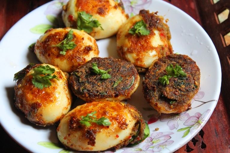 Pepper boiled egg fry