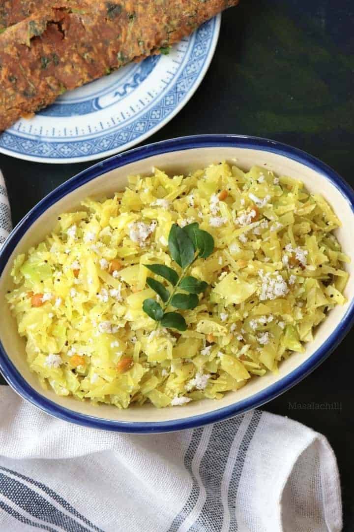 Cabbage Poriyal - 250 Gm