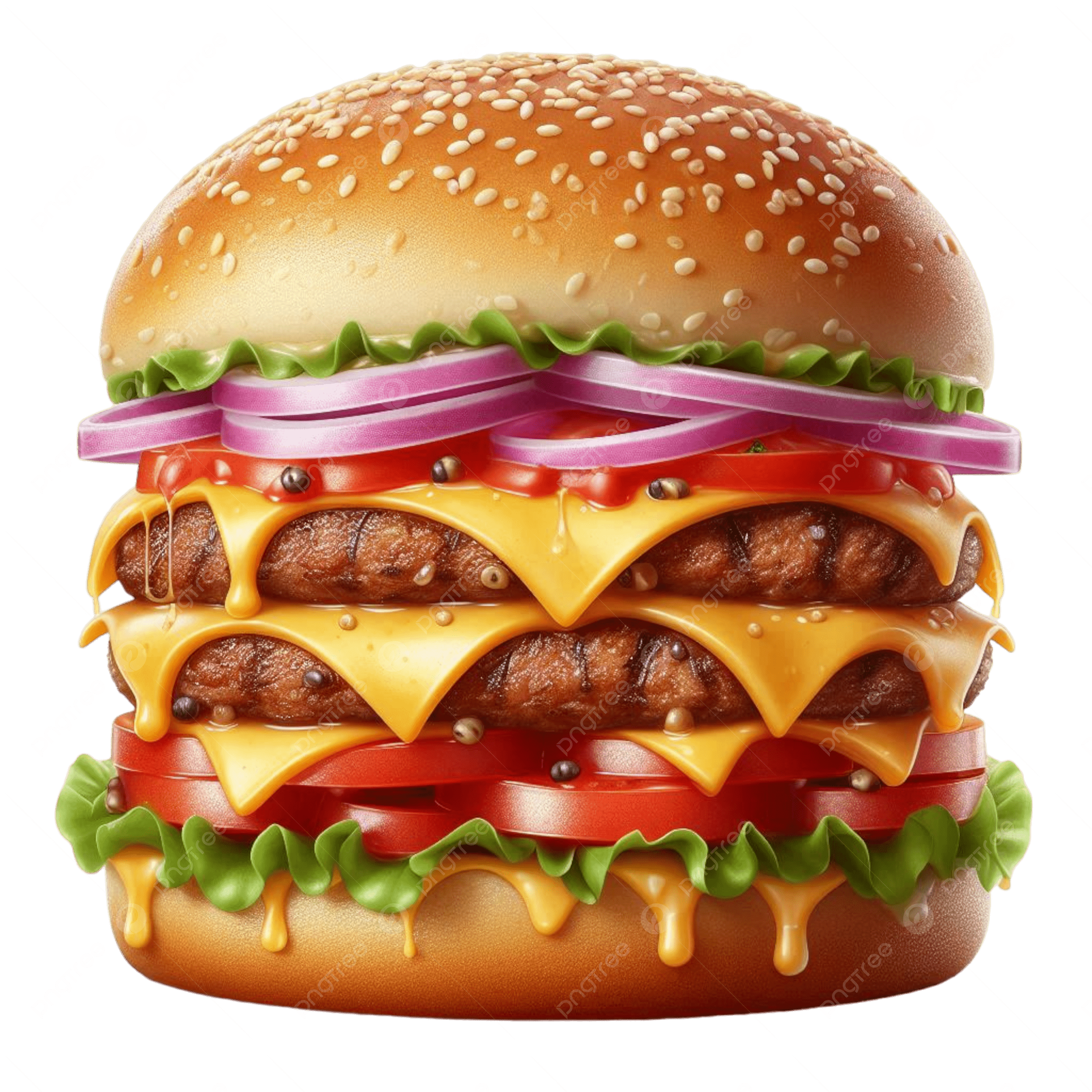 Crispy Chicken Double Decker Burger