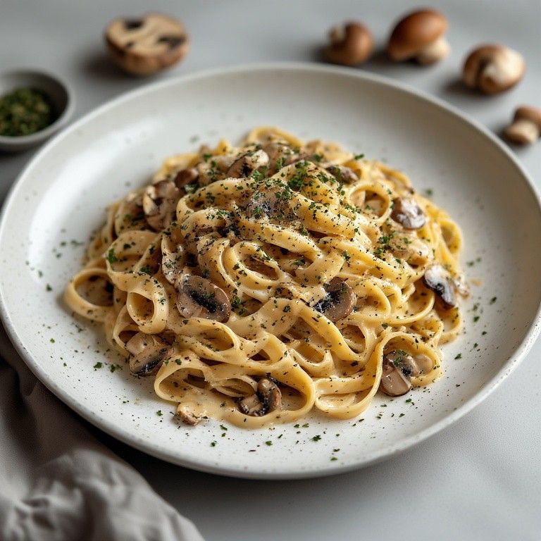 Mushroom Alfredo