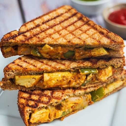 Piri Piri Paneer Sandwich