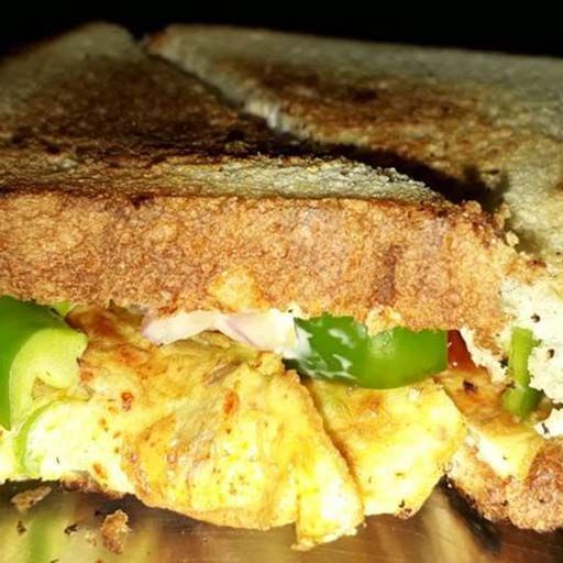 Double Omelette Chicken Sandwich