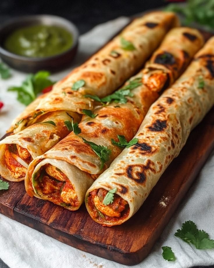 Tandoori Chicken Savoury Crepe