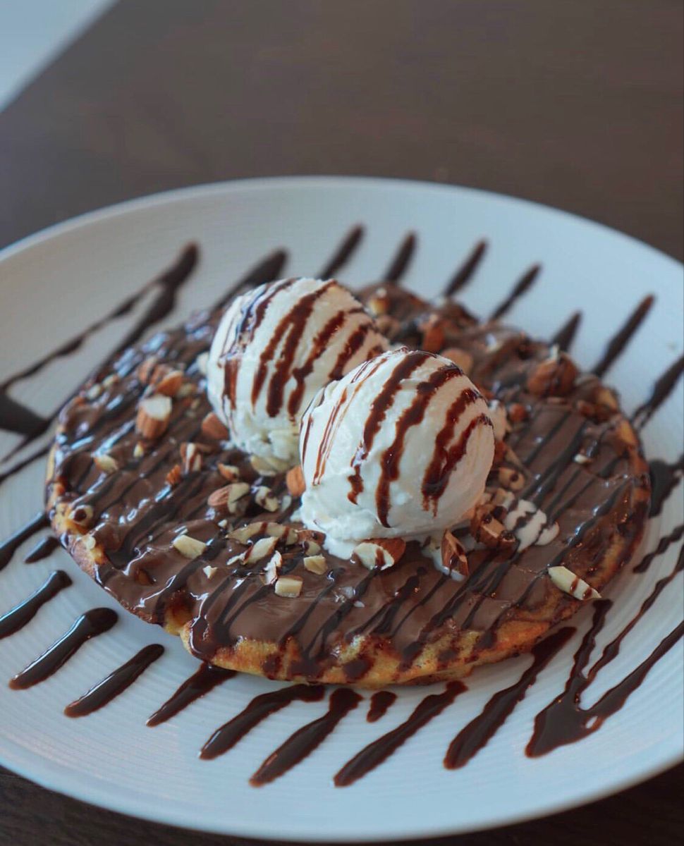 Purely Nutella Pancake Sundae