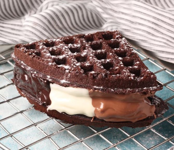 Belgian Triple Chocolate Waffle