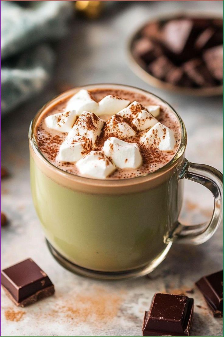 Macha Hot Chocolate