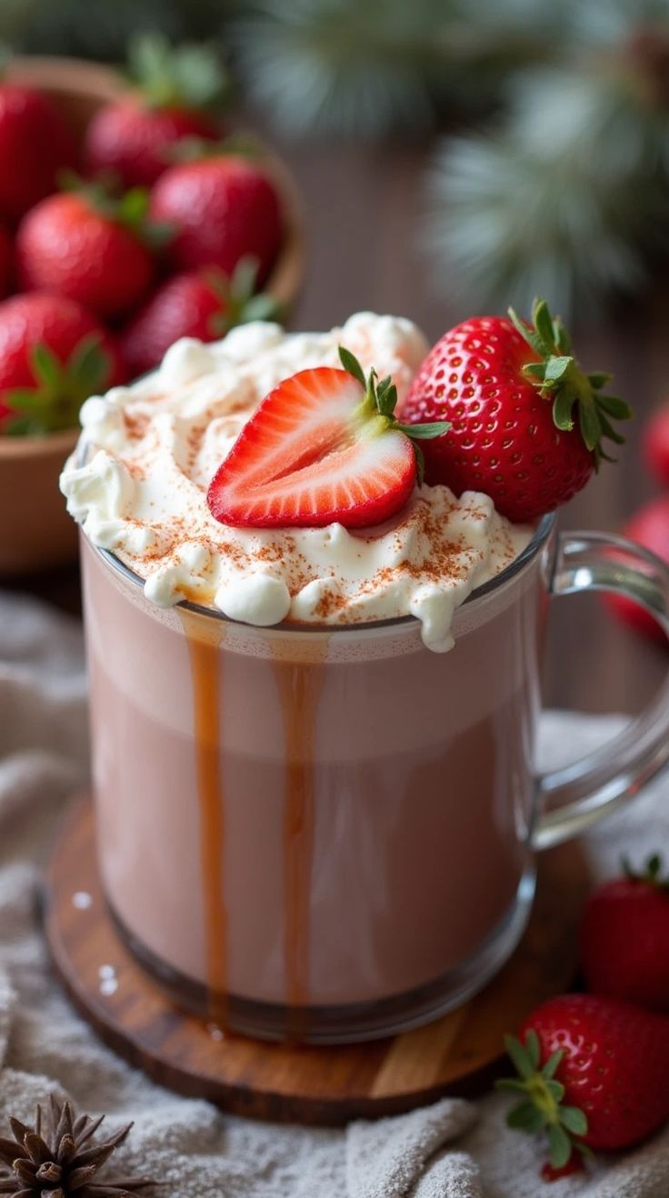 Strawberry Hot Chocolate