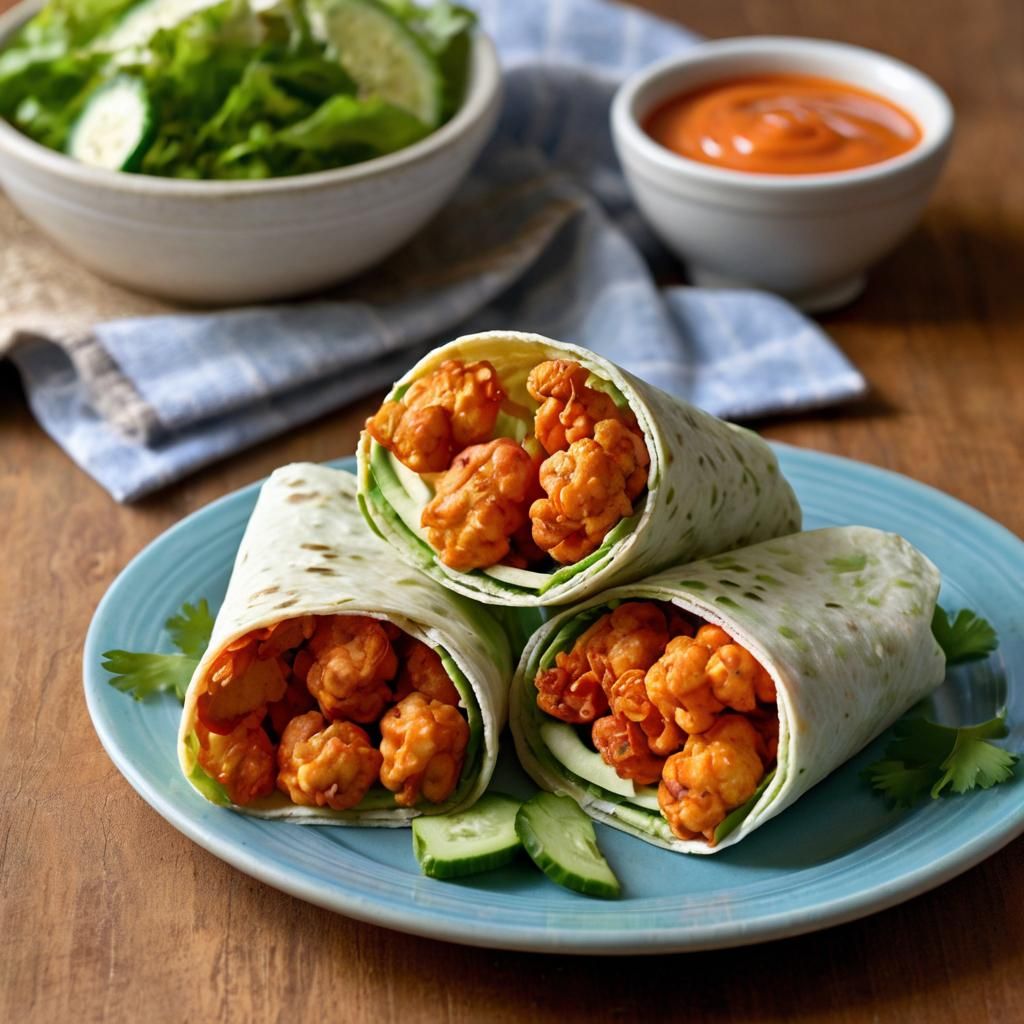 Mushroom Manchurian Wrap