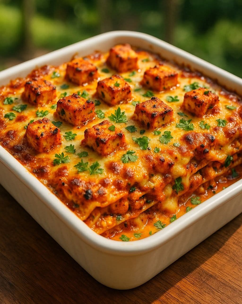 Paneer Tikka Lasagna
