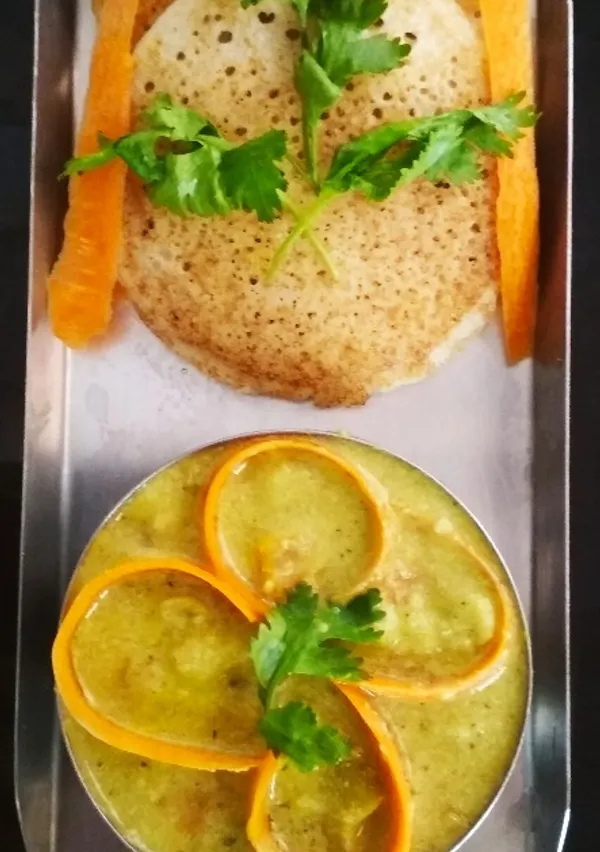 Dosa with Veg Kuruma