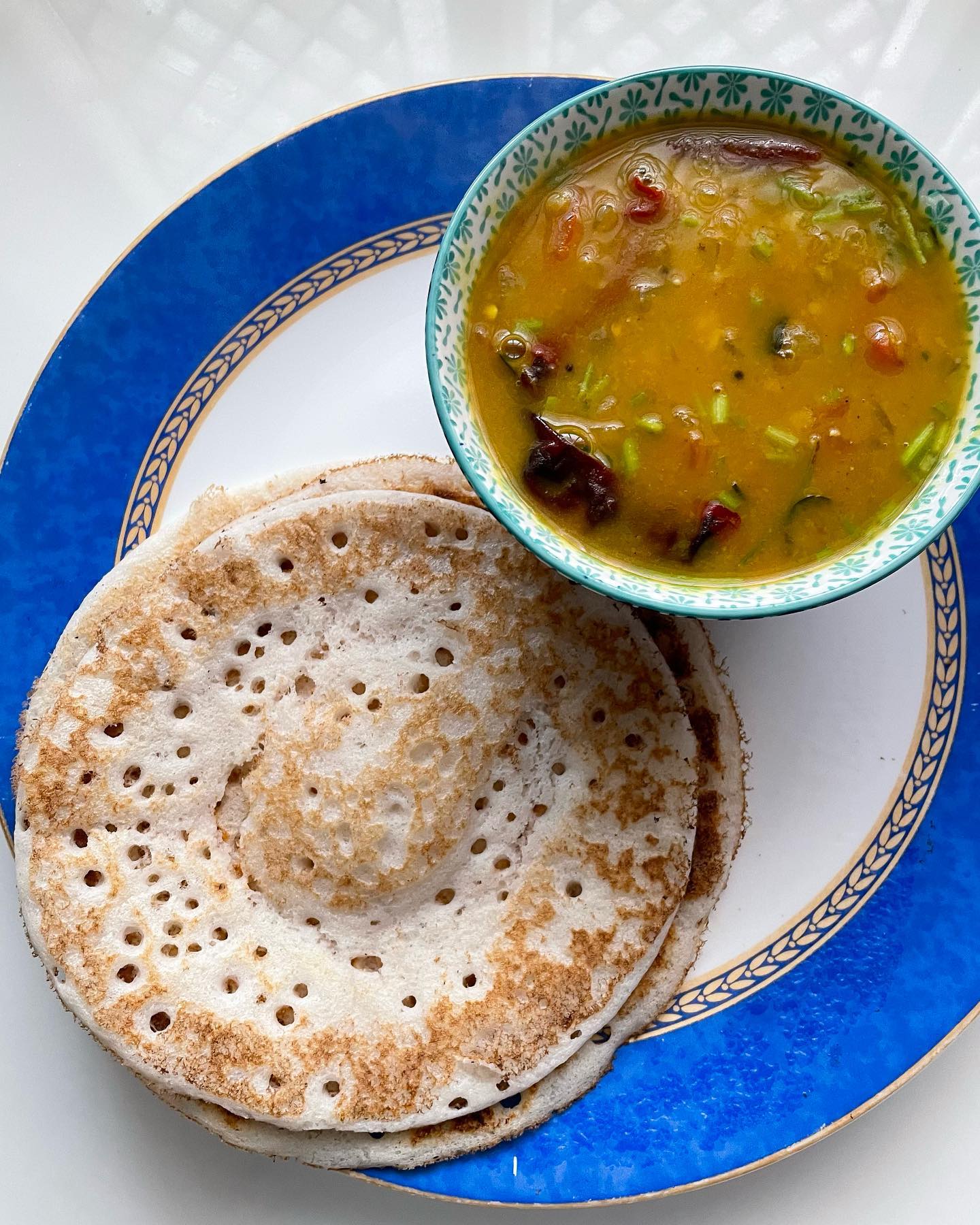 Kal Dosai with Sambar Only