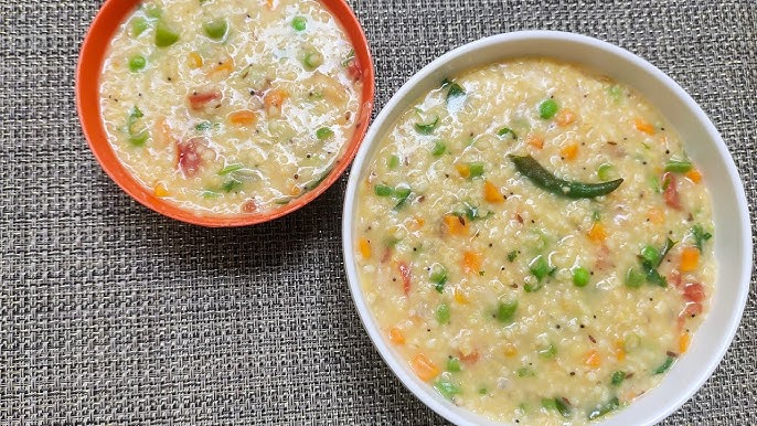 Samba Gothumai Kanji with Coconut Milk