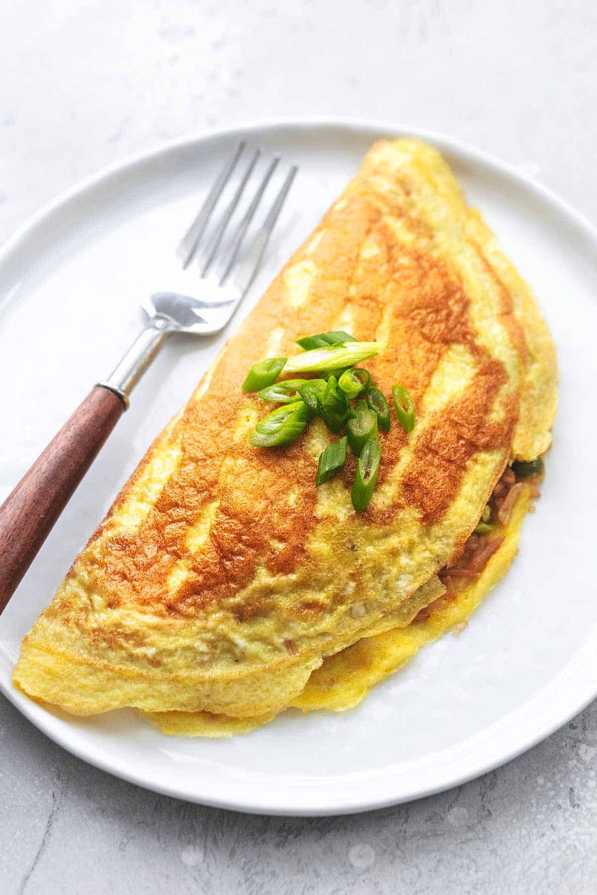 Double Egg Plain Omelette